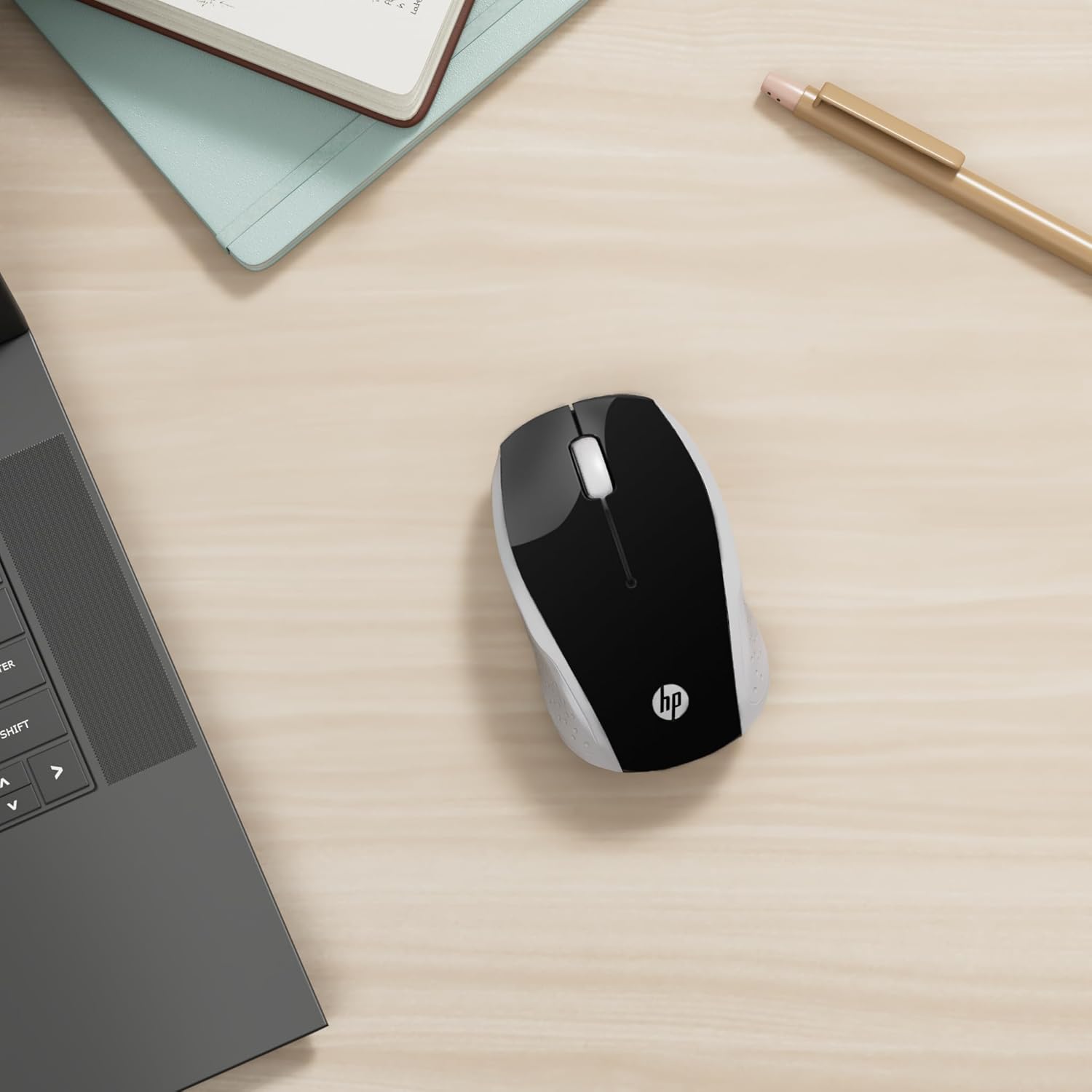 Thumbnail 3 de HP 200 Mouse Wireless: ergonomia ambidestros con ricevitore USB 2.4 GHz e DPI fino a 1000