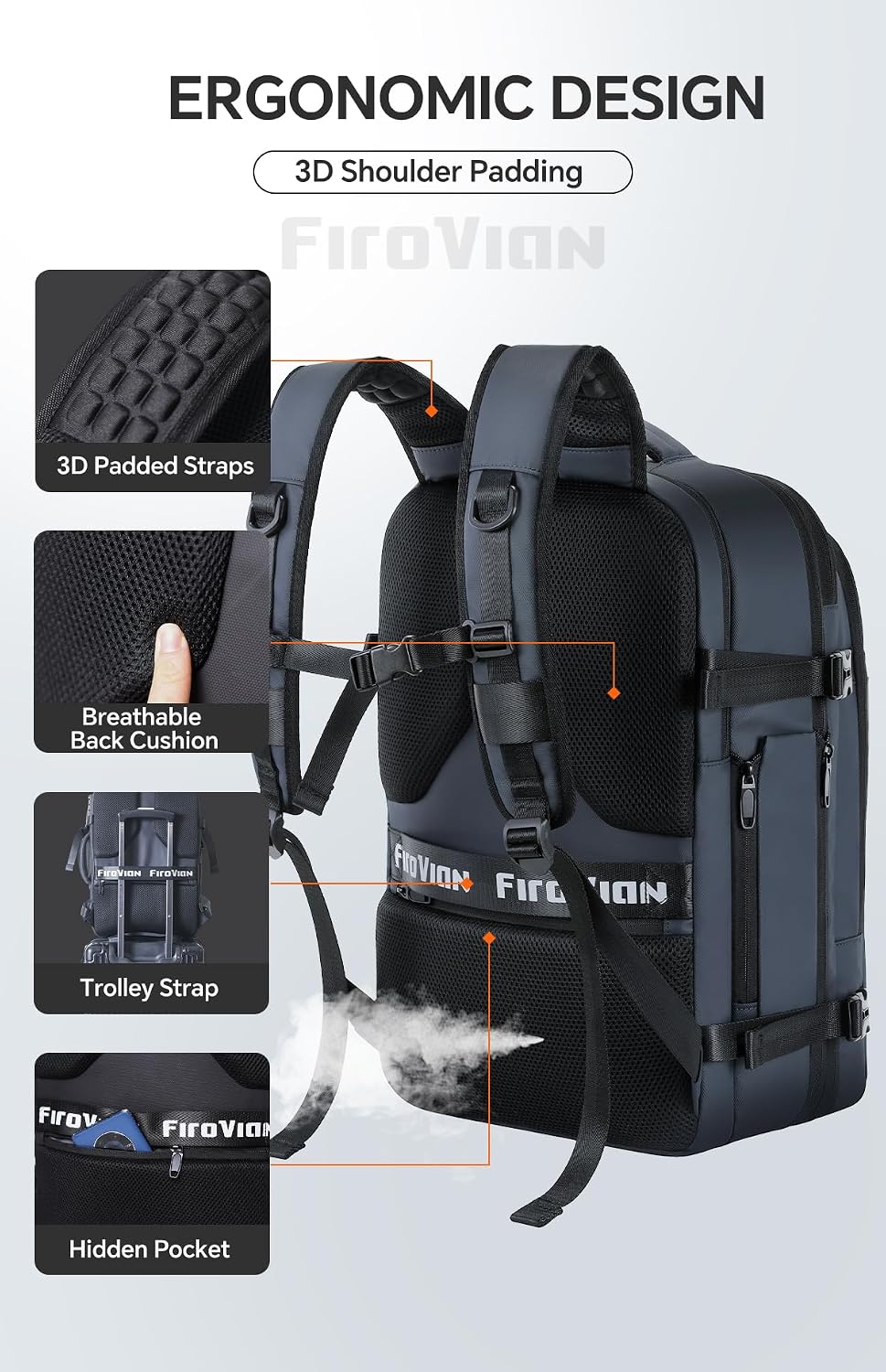 Thumbnail 6 de FIROVIAN Travel Backpack 70L