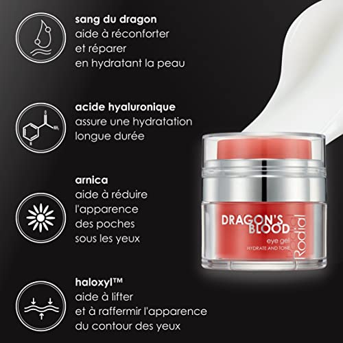 Detalle 2 de Rodial Dragon's Blood Gel pour les Yeux Deluxe 15 ml — Crème Contour des Yeux à l’Acide Hyaluronique