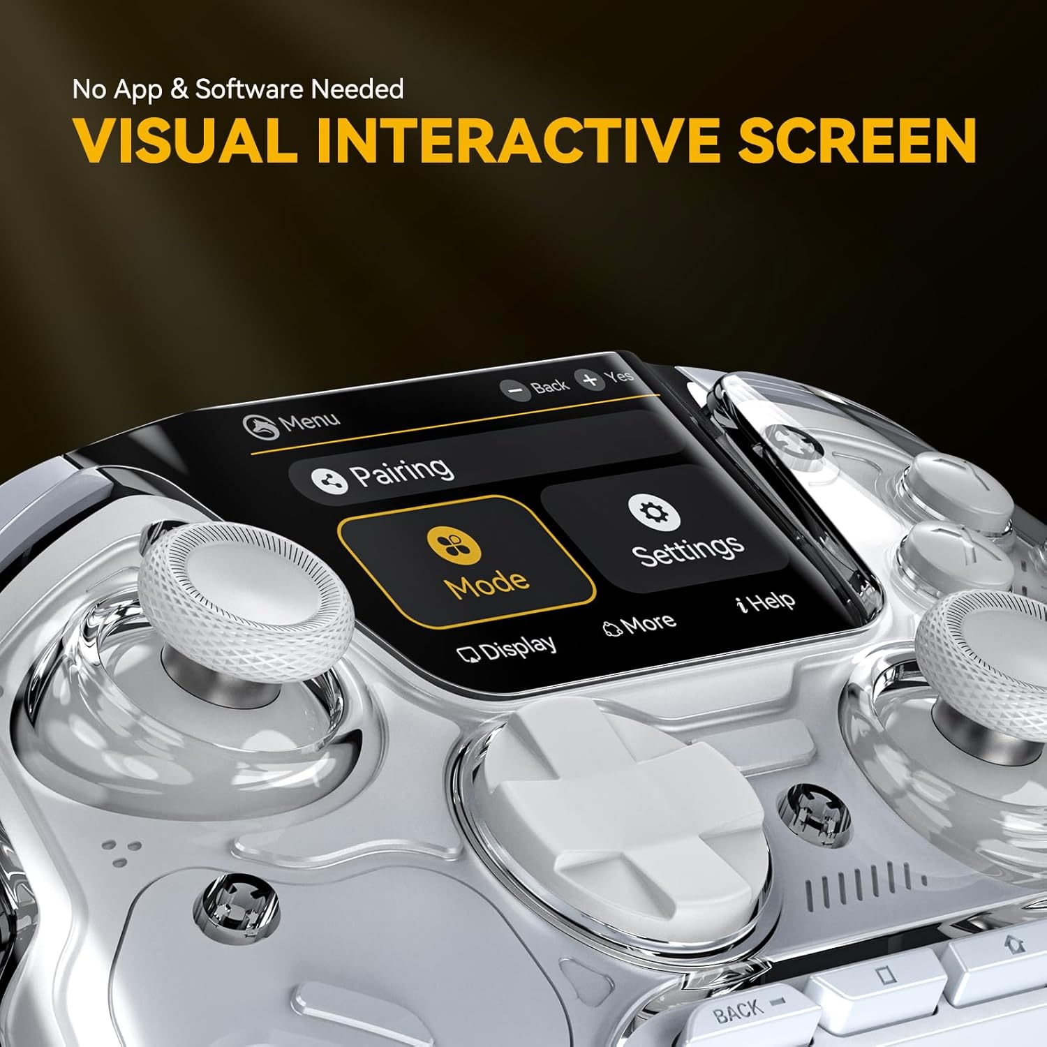 Thumbnail 2 de ManbaOne Interactive Screen Wireless Gaming Controller — multi‑platform versatility with Hall Effect sticks and smart features