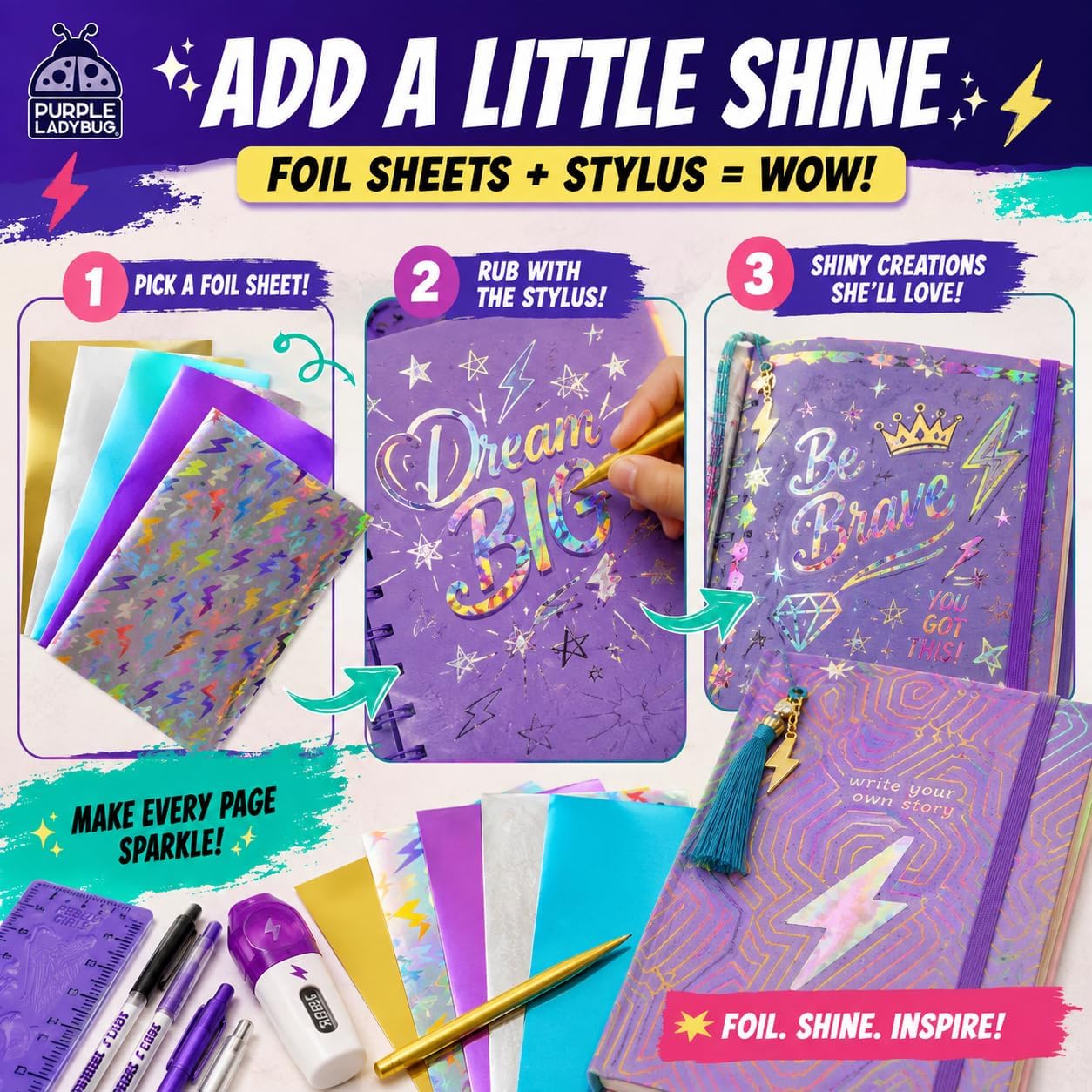 Thumbnail 6 de Rebel Girls DIY Journal Kit journaling kit for ages 8-12