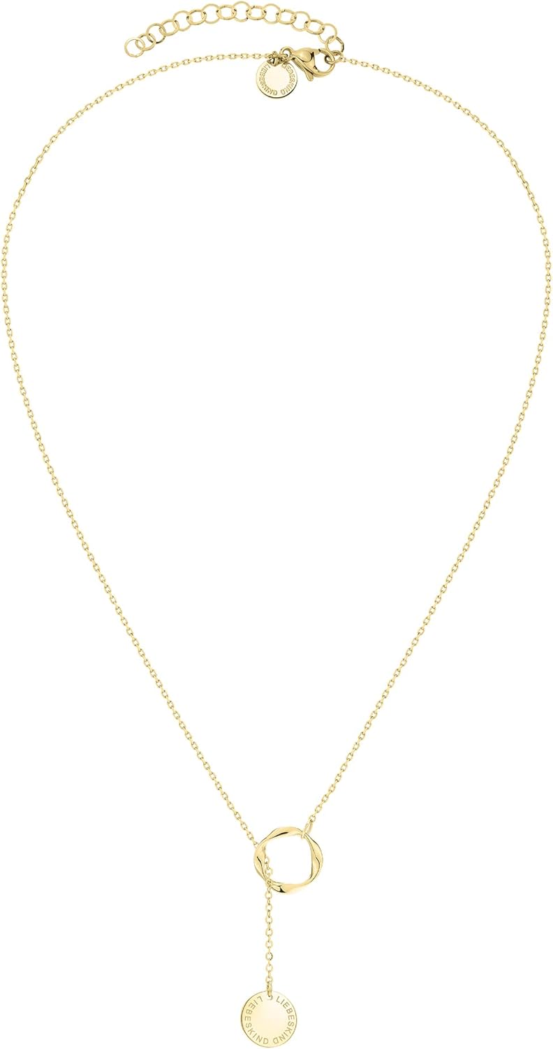 Thumbnail 1 de LIEBESKIND BERLIN Infinity Schmuck – Edelstahl-Kette mit organisch geformtem Infinity-Anhänger