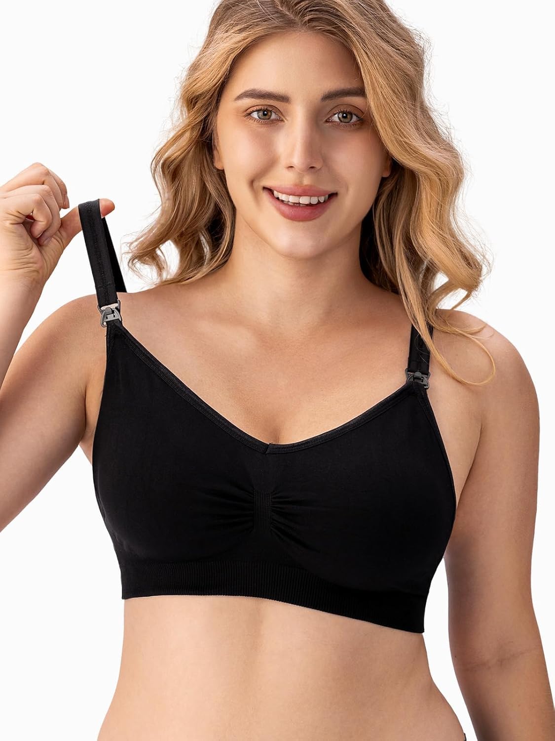 Thumbnail 2 de HBselect 3 Pack Wireless Seamless Nursing Bras