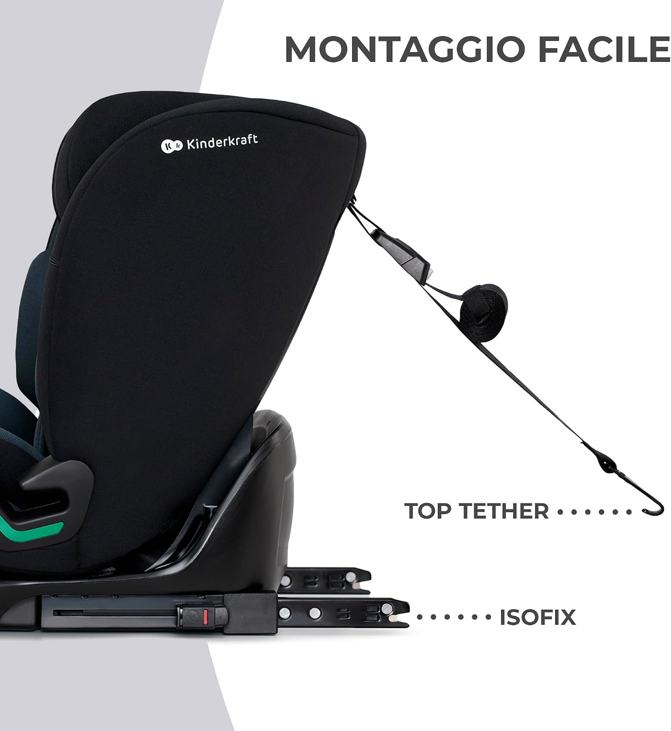 Thumbnail 6 de Kinderkraft ONETO3 I-SIZE seggiolino auto 9-36 kg 👶