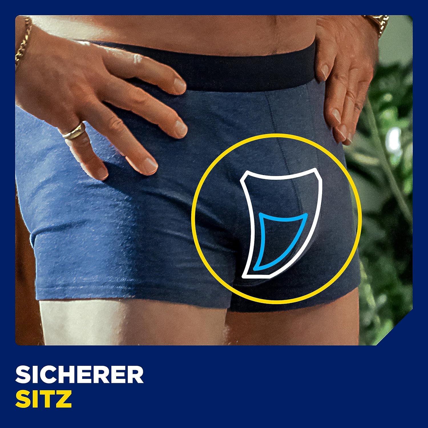 Detalle 2 de TENA MEN Protective Shield Extra Light – 112 Einlagen im Monatspaket (8 x 14), einzeln verpackt, Schwarz