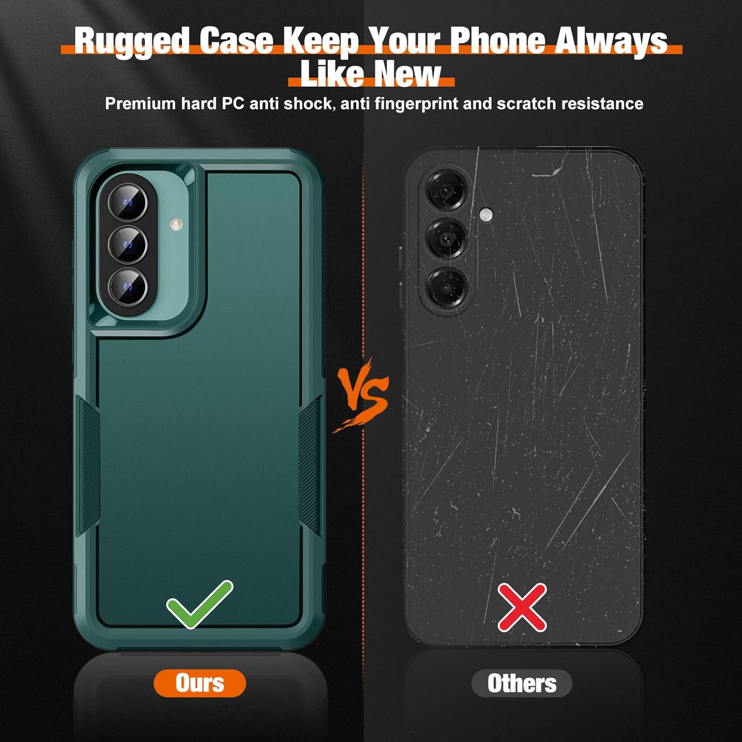 Thumbnail 5 de UITUIM Military-Grade Case for Samsung Galaxy A37 5G with Glass Screen Protector