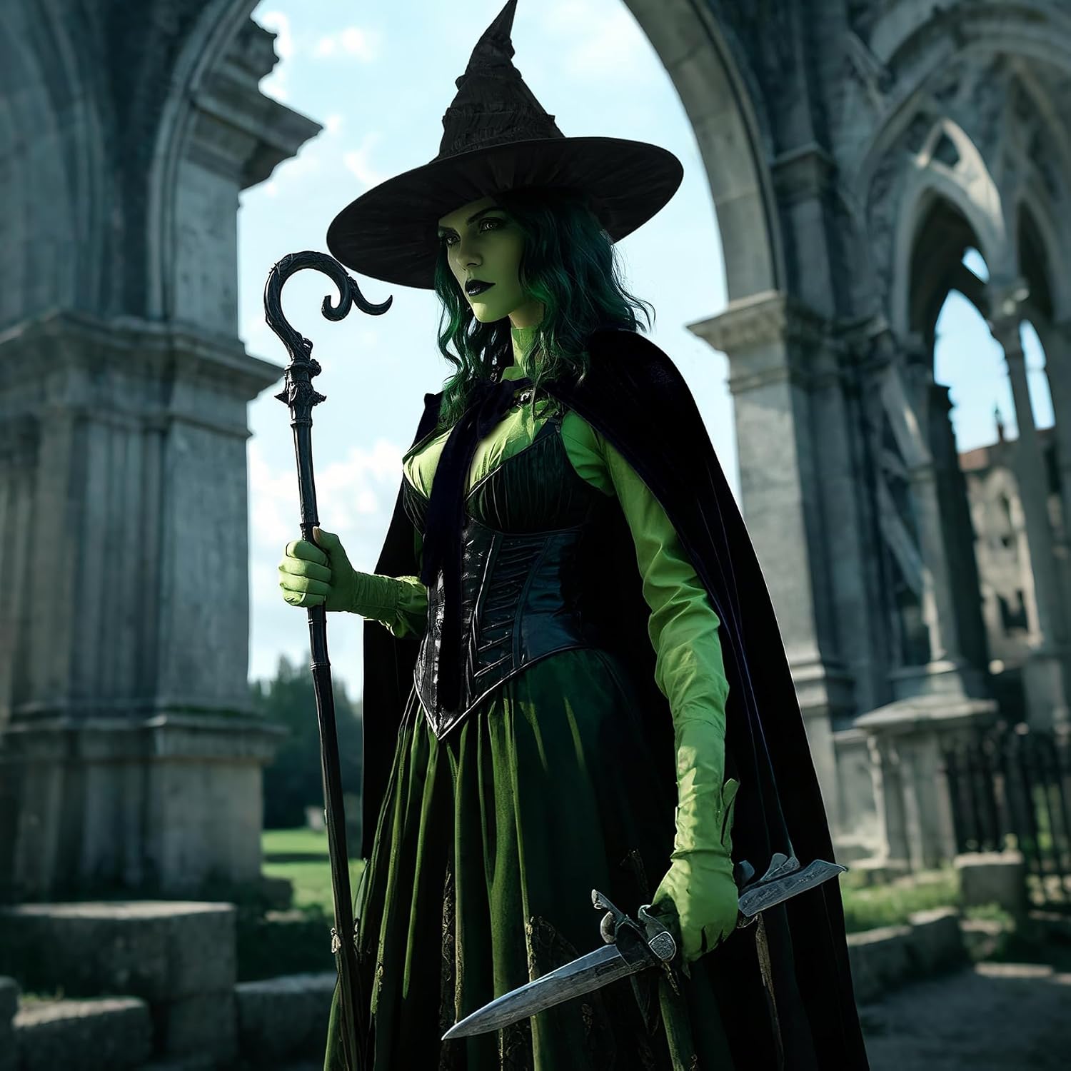 Thumbnail 1 de keland Costume de sorcière maléfique femme 180 cm 🧙♀