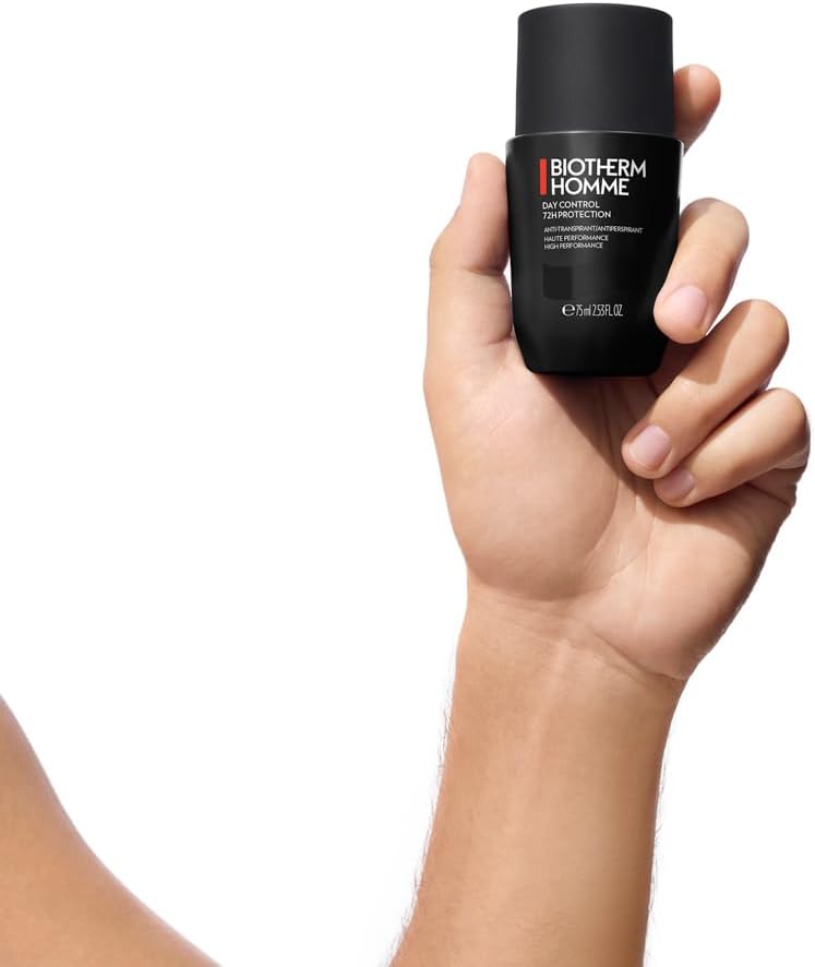 Detalle de Biotherm Homme Day Control Roll-On 72h – Deodorante antitraspirante per uomo, 75 ml