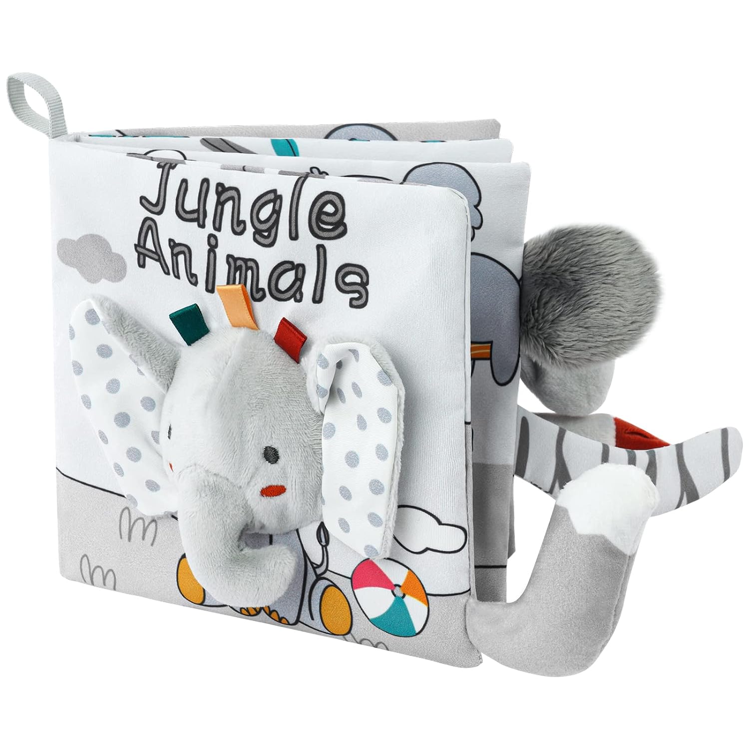Detalle de Vicloon Stoffbuch für Babys, 0 bis 12 Monate