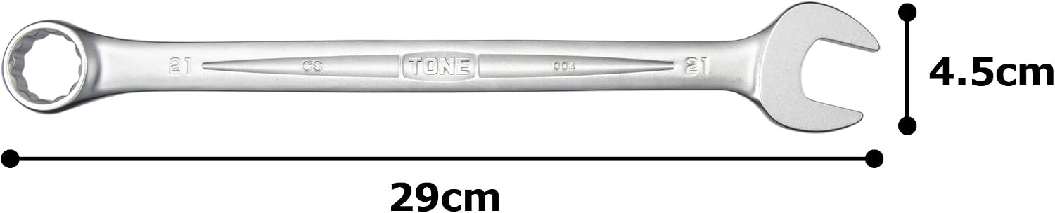 Thumbnail 4 de トネ(TONE) CS-21 コンビネーションスパナ 二面幅21mm・全長290mm