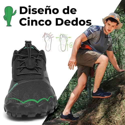 Thumbnail 2 de SAGUARO Vitality III Barefoot: Zapatillas minimalistas transpirables para trail y uso diario