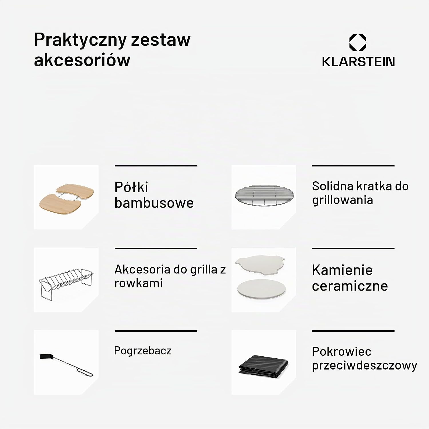 Thumbnail 6 de Klarstein Kingsize Kamado 10028282 – grill ceramiczny 21 cali, 1600 cm²