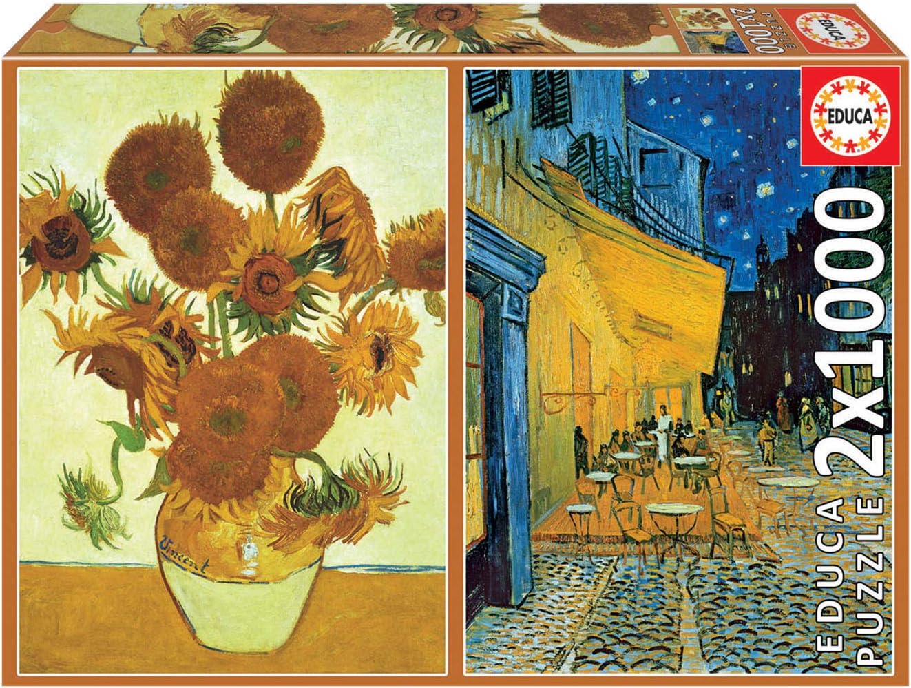 Thumbnail 3 de Educa Puzzle adulte 1000 pièces Art Collection – Klimt : Le Baiser + Les Vierges (pack de 2)