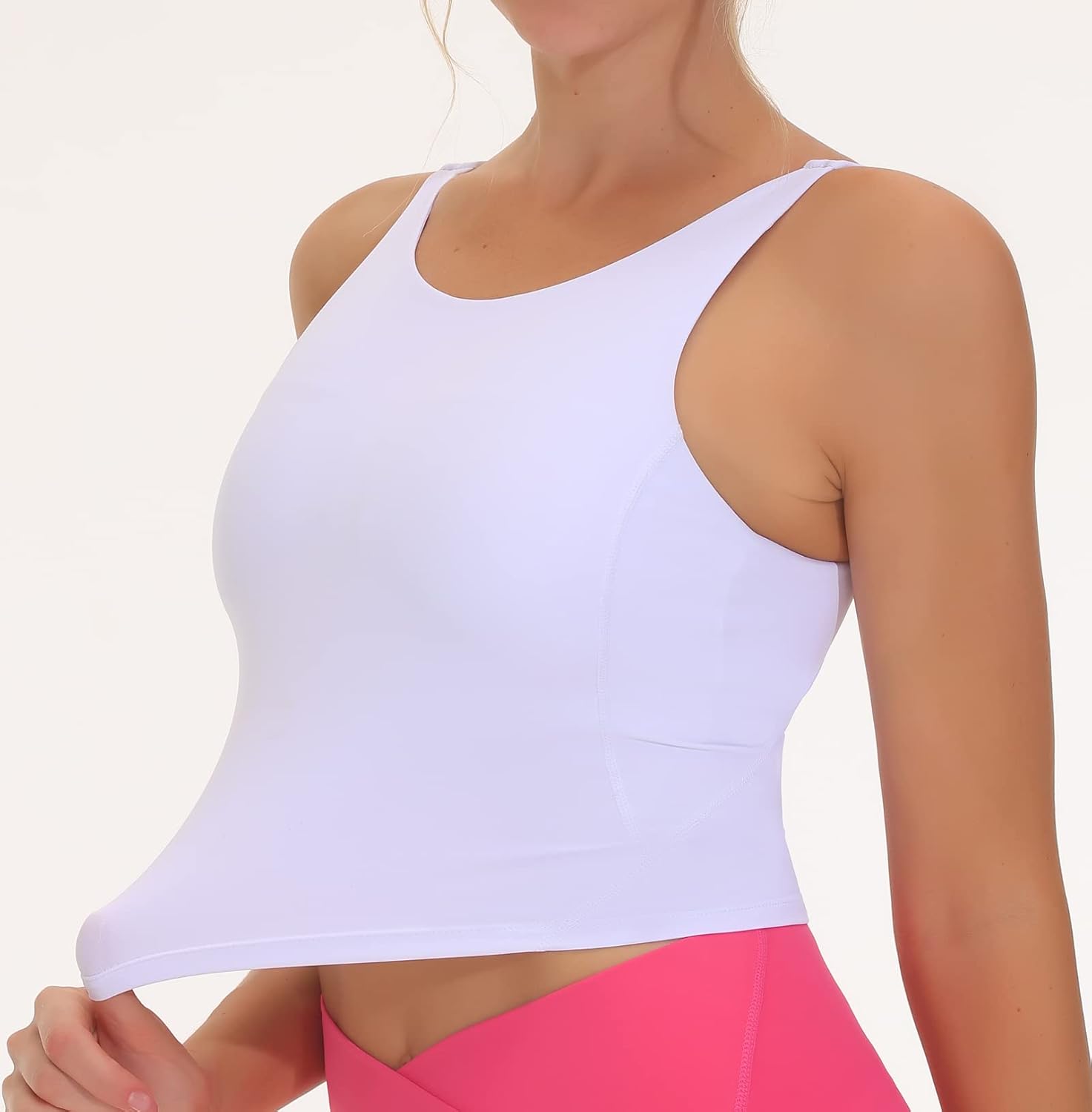 Thumbnail 2 de THE GYM PEOPLE Soutien-gorge de sport sans manches pour femme avec rembourrage amovible