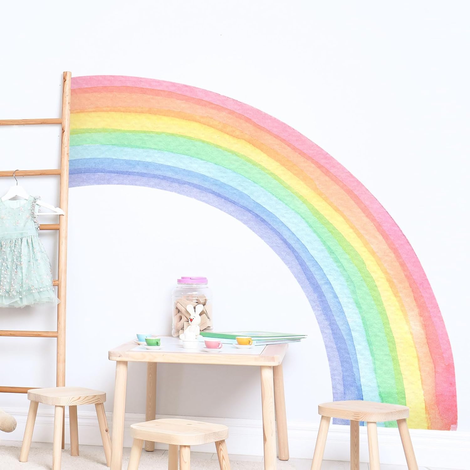 Thumbnail 6 de Supzone Wandtattoo Regenbogen Groß 143 x 160 cm