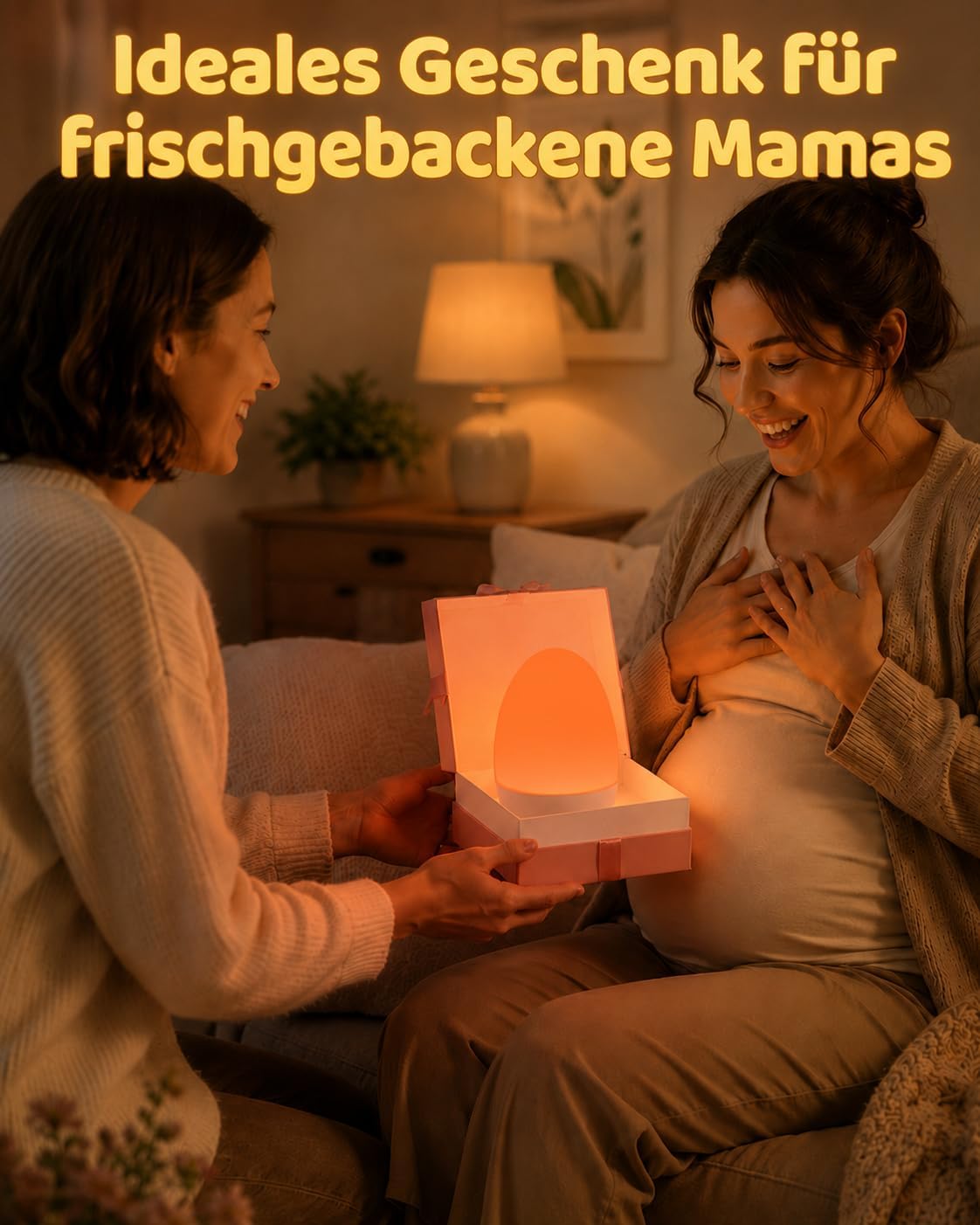 Thumbnail 5 de AmazeFun Stilllicht Dimmbar Eggy Egg – 3 Farbtemperaturen, 12 RGB-Farben, wiederaufladbar