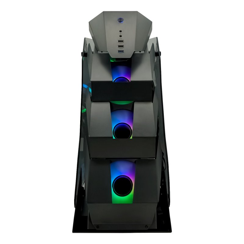 Detalle de Nitropc Pack Nitro Plus v2: Ryzen 7 9800X3D, 32 GB DDR5, 2 TB NVMe y RTX 5080 en monitor 27