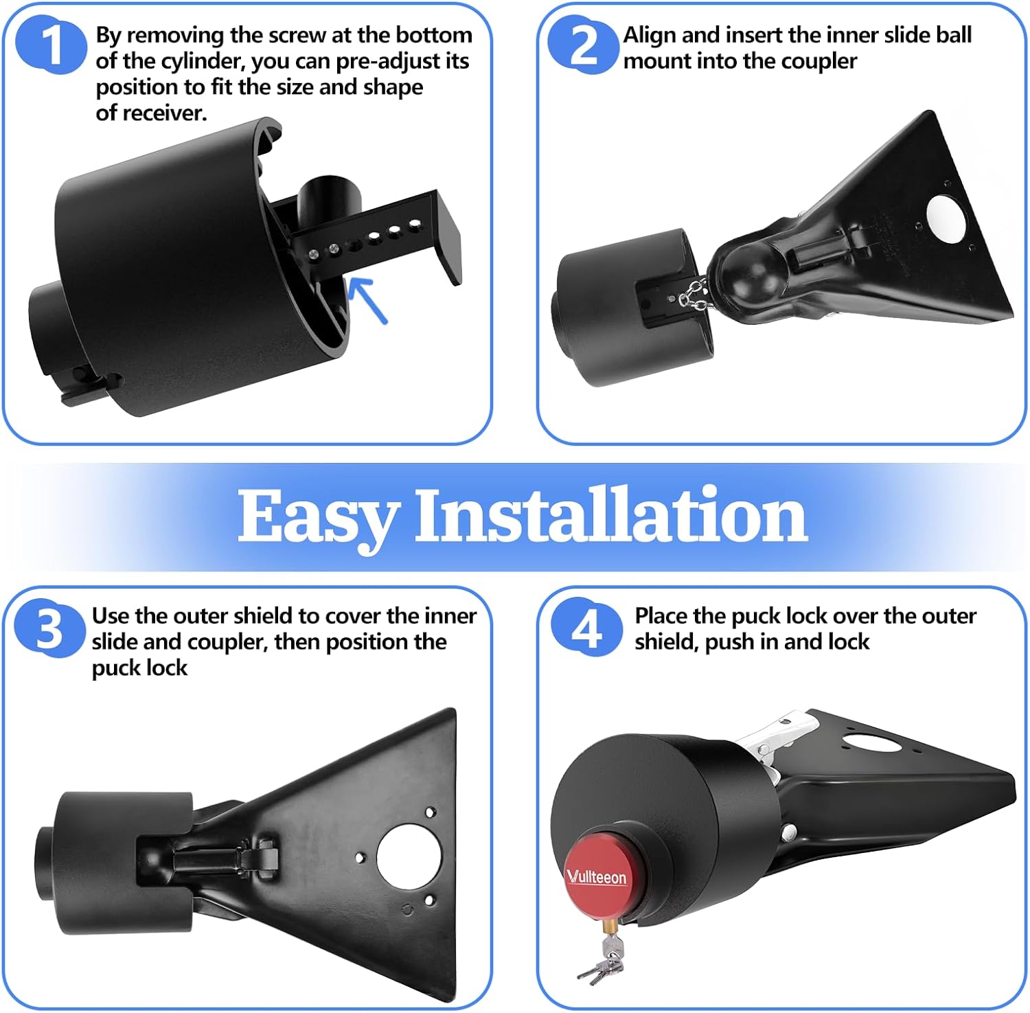 Thumbnail 6 de Vullteeon Trailer Hitch Lock 2025 for 2 5/16"