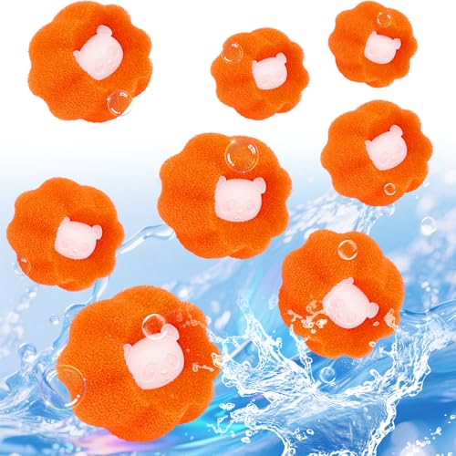 Thryzaty 8-Pack Pet Hair Remover Washing Machine — Reusable Hair Catchers for Clothes, Bedding and More