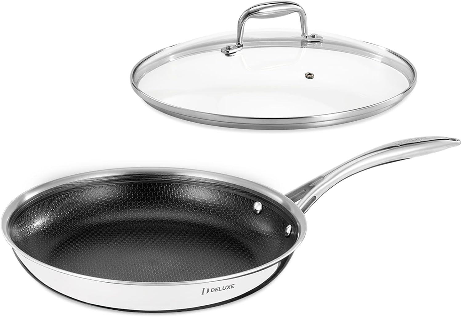 Detalle de DELUXE Hybrid Ceramic 12-Inch Fry Pan