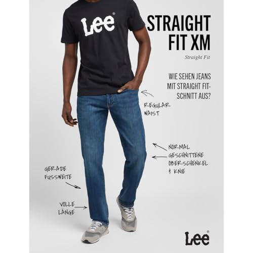 Detalle de Lee Jeans Herren Regular Straight Fit Extreme Motion Maddox – Modell Nr. 112119578