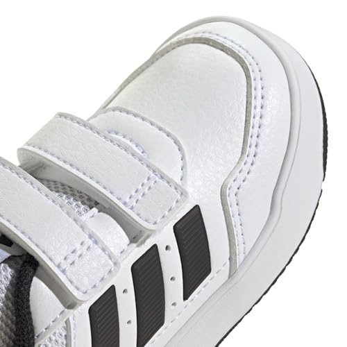 Detalle de adidas Unisex Baby Tensaur Sport 3.0 Infants Shoes (8.5 UK) in FTWR White/Core Black