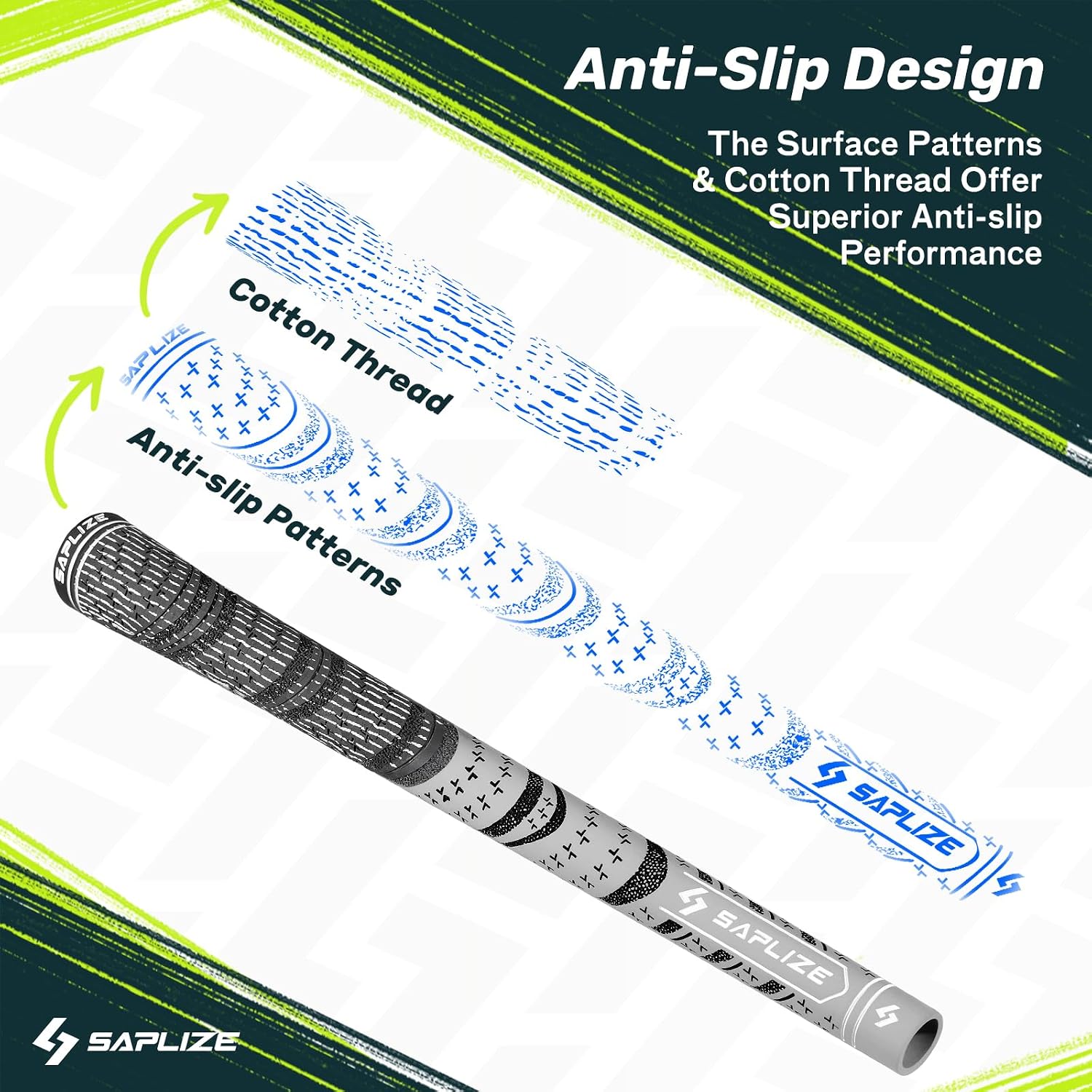 Detalle de SAPLIZE Golf Grips 13-Grip Set