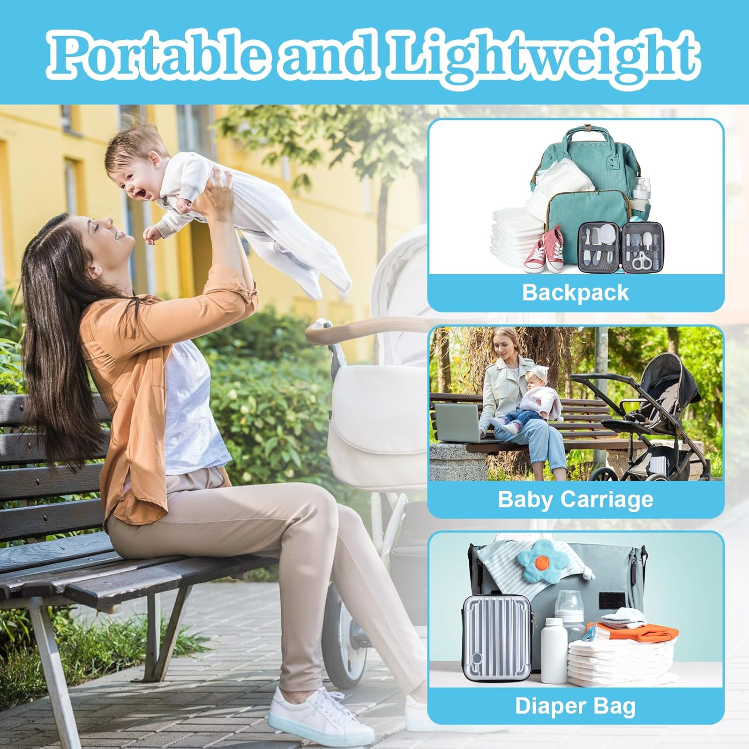 Thumbnail 6 de Little Angel Baby Healthcare and Grooming Kit (Newborn Nursery Care Set) with Brush, Comb, Nail Clipper & Nasal Aspirator