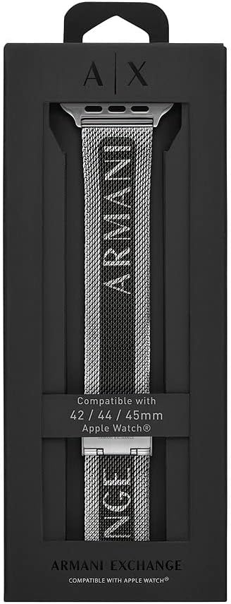 Thumbnail 1 de Armani Exchange Bracciale da uomo in acciaio per Apple Watch 42/44/45 mm
