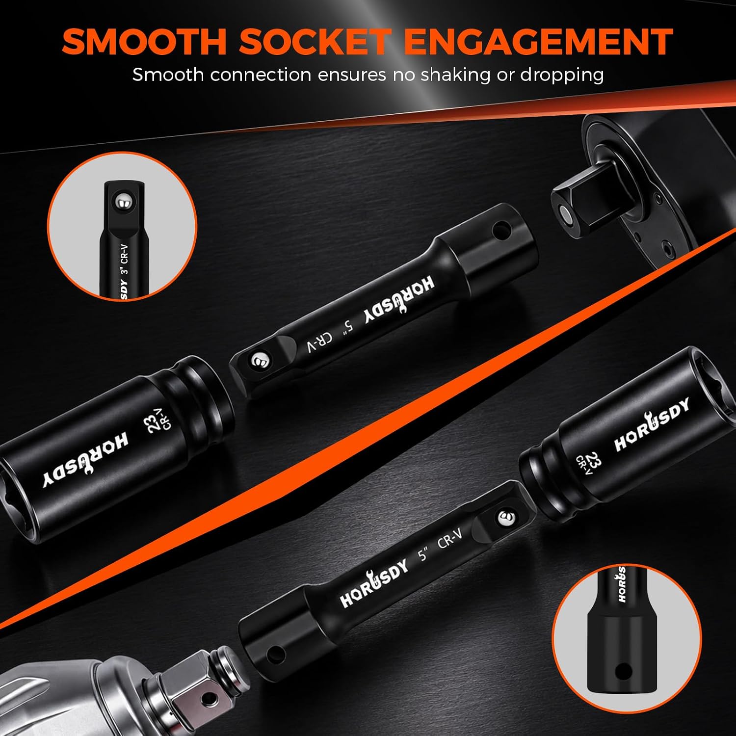 Detalle 1 de Impact Socket Set, 1/2-Inch Drive