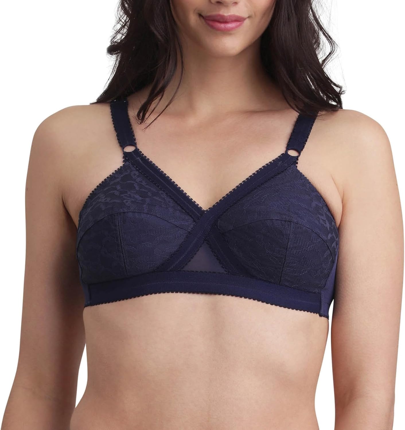 Thumbnail 5 de Playtex Reggiseno senza ferretto Criss Cross Classico in pizzo floreale