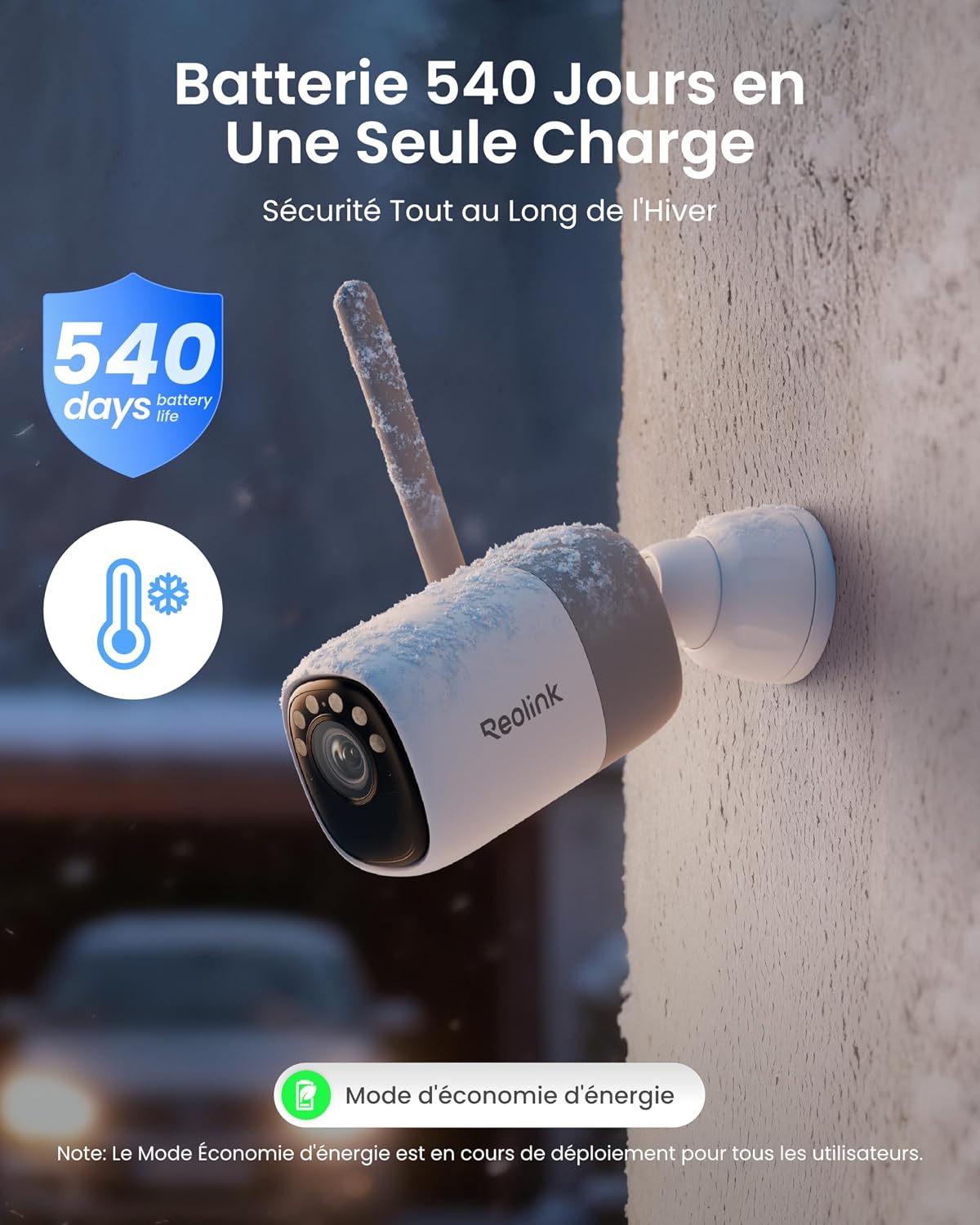 Detalle 2 de Reolink Altas caméra surveillance 540 jours