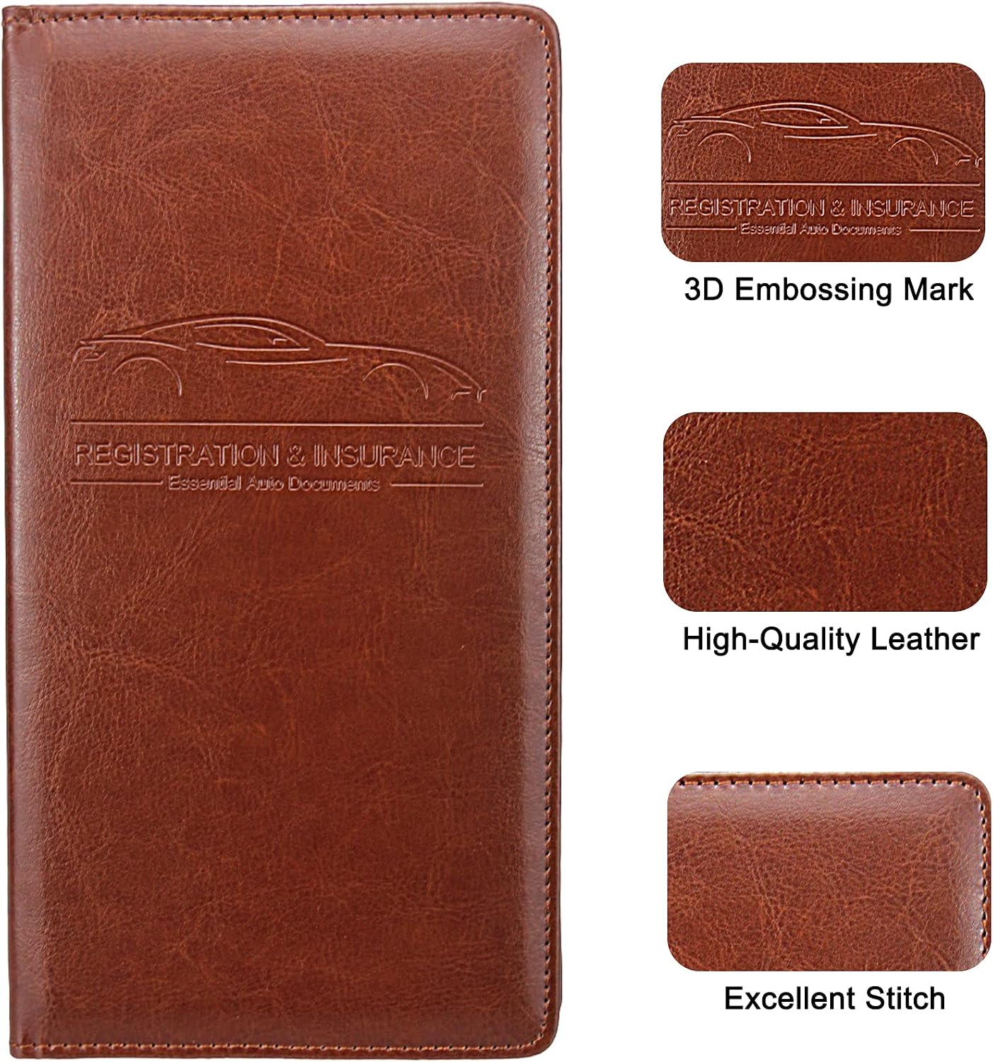 Thumbnail 4 de LumiMokki Premium Car Registration Card Holder