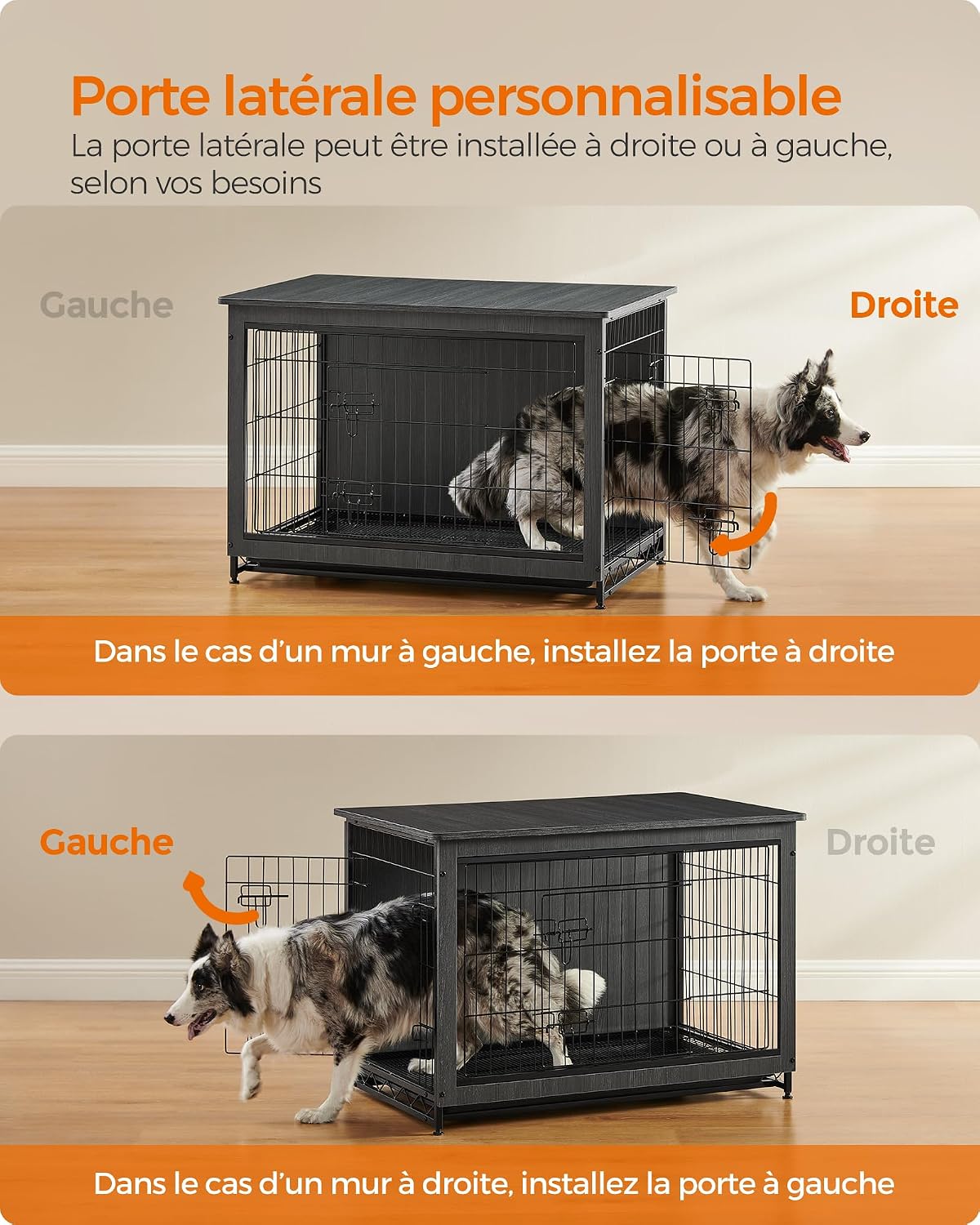 Detalle 2 de Feandrea PFC003X01 cage pour chiens 32 kg