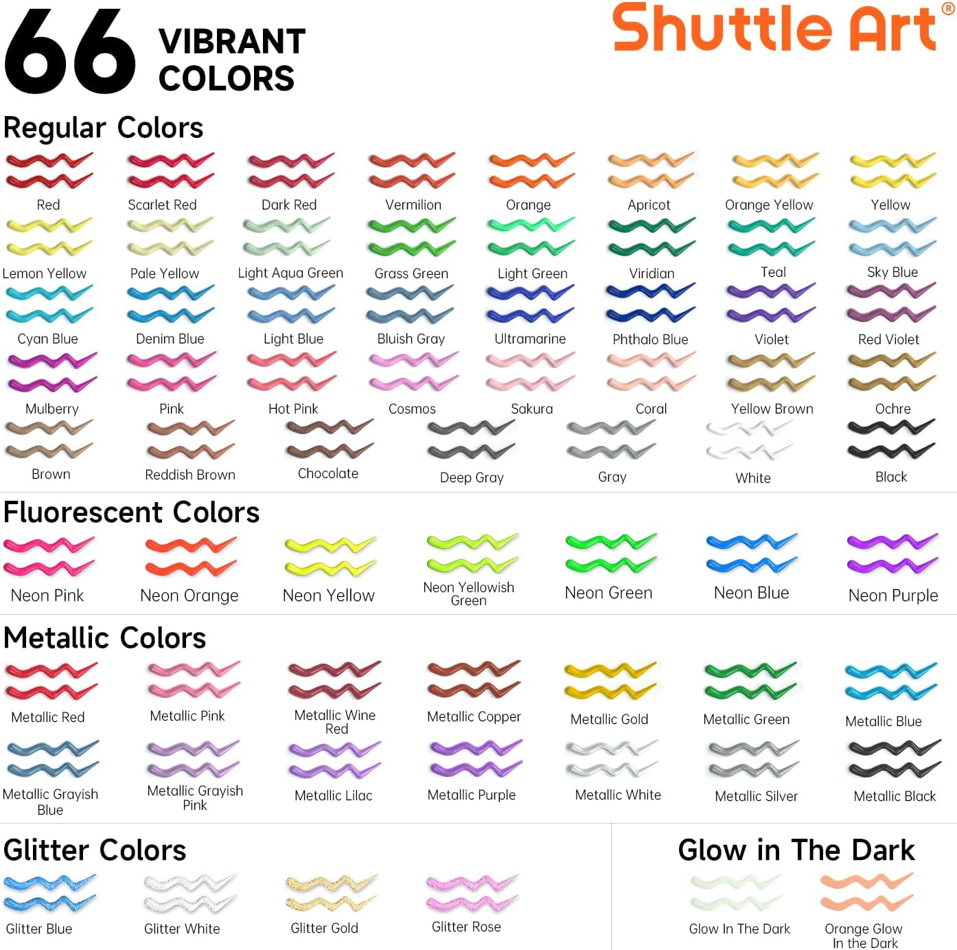Detalle 2 de Shuttle Art 3D Textilfarbe 66 Stofffarben