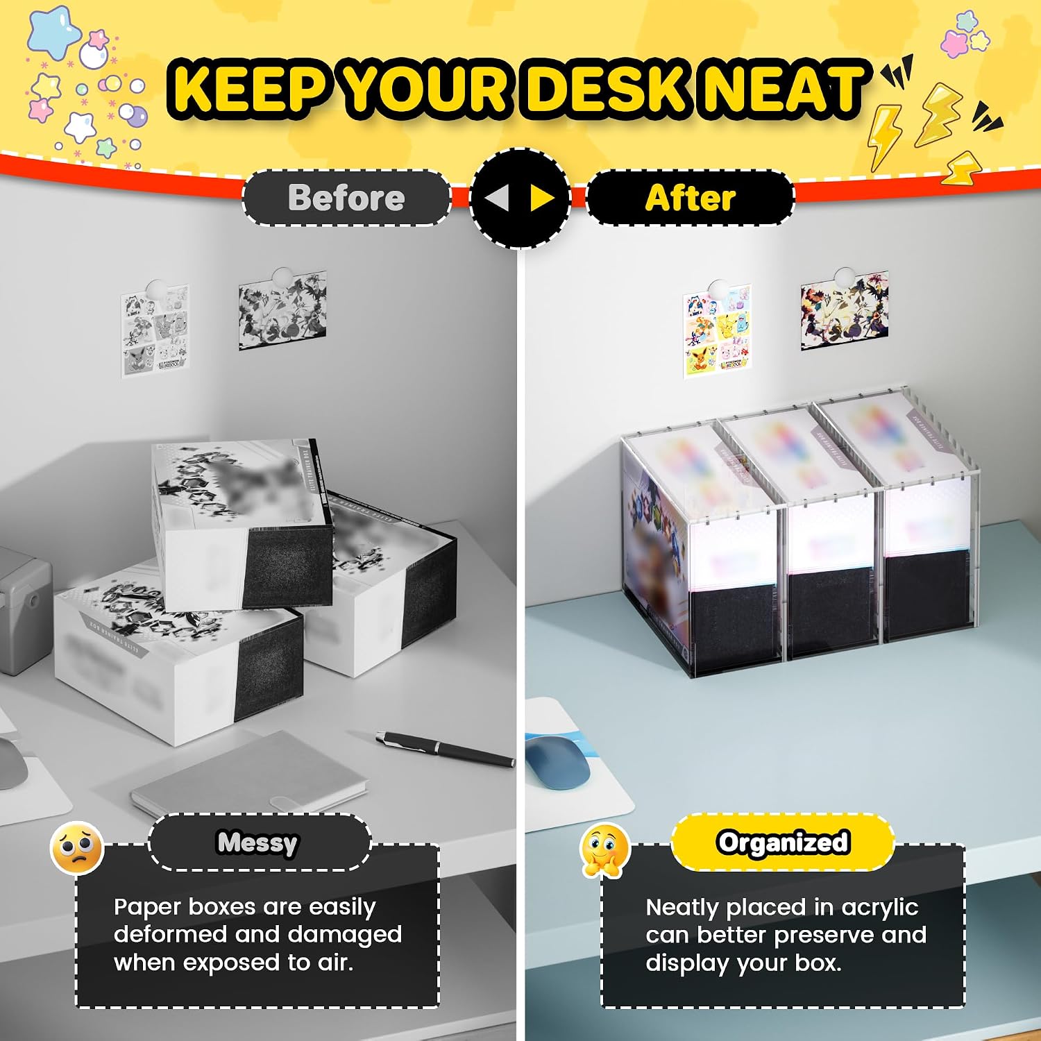 Thumbnail 5 de Kisbox 2 PCS ETB Protector Case: 5mm Acrylic Display Case for Elite Trainer Boxes