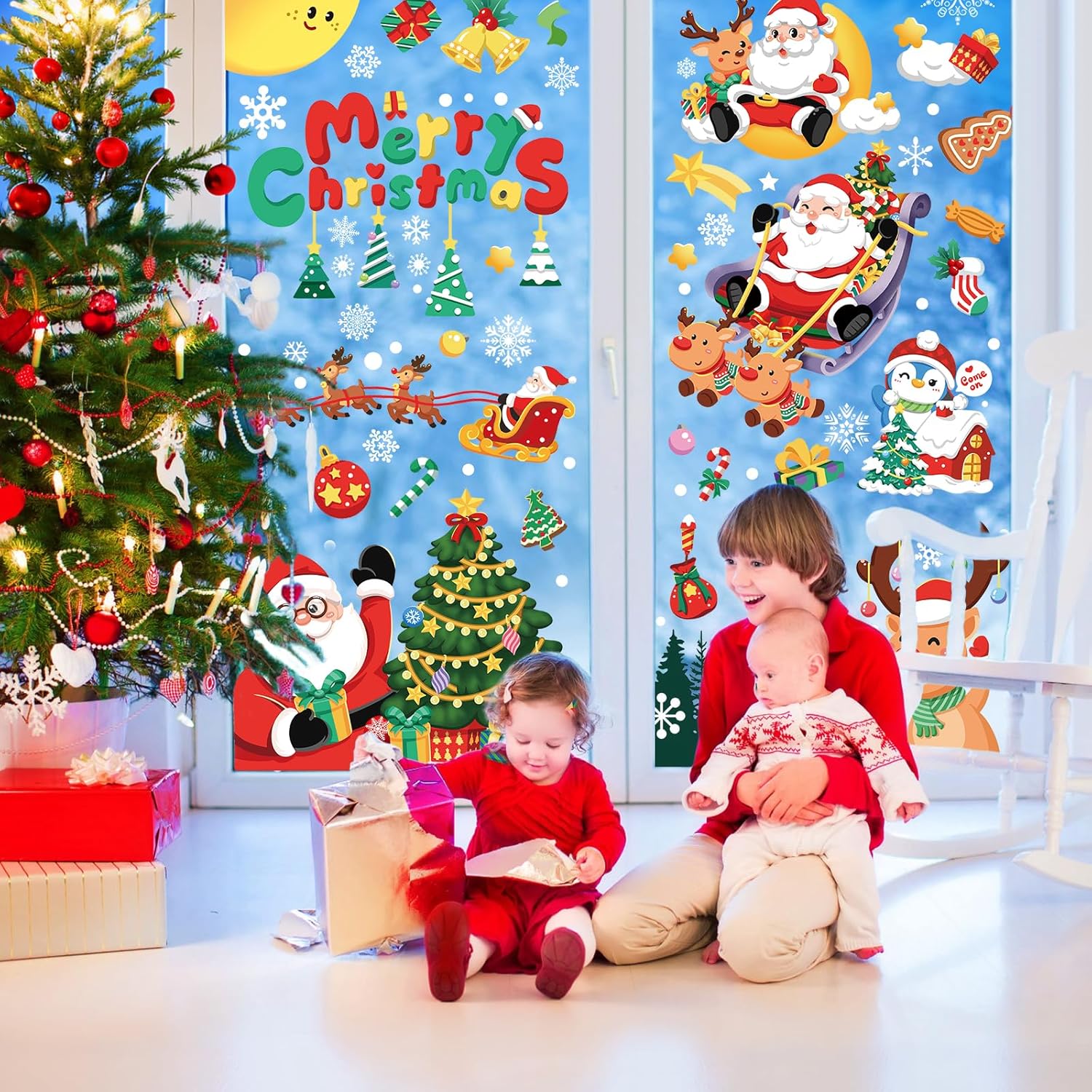 Thumbnail 1 de Wothfav Stickers fenêtre Saint Valentin 9 🪟