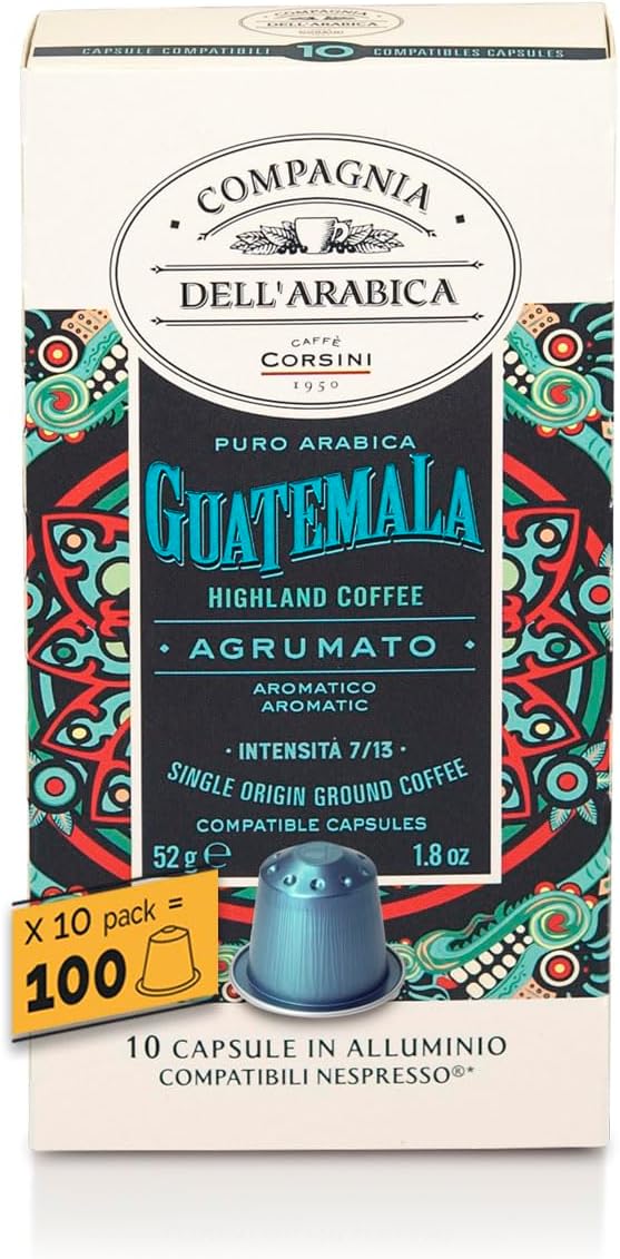 Caffè Corsini Guatemala, 100 capsule Nespresso