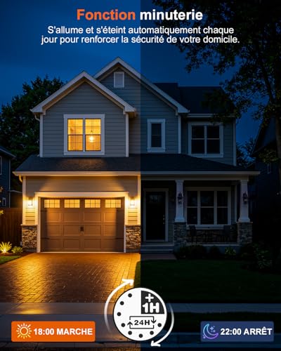 Detalle 2 de DUSKTEC Ampoule LED RGBW E27 12W avec Télécommande — Éclairage intelligent sans WiFi