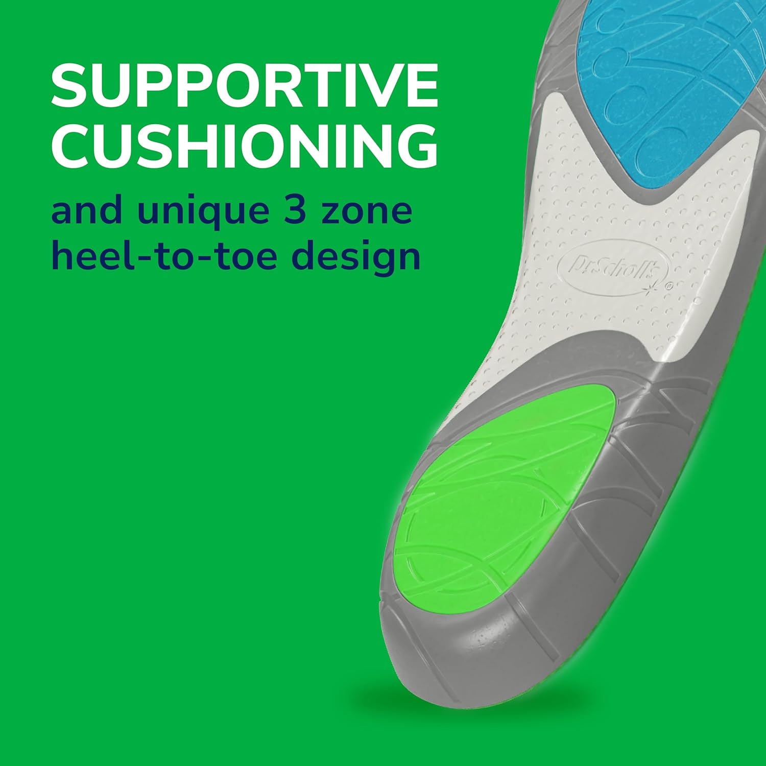 Detalle de Dr. Scholl's Run Shock Absorbing Insoles for Runners