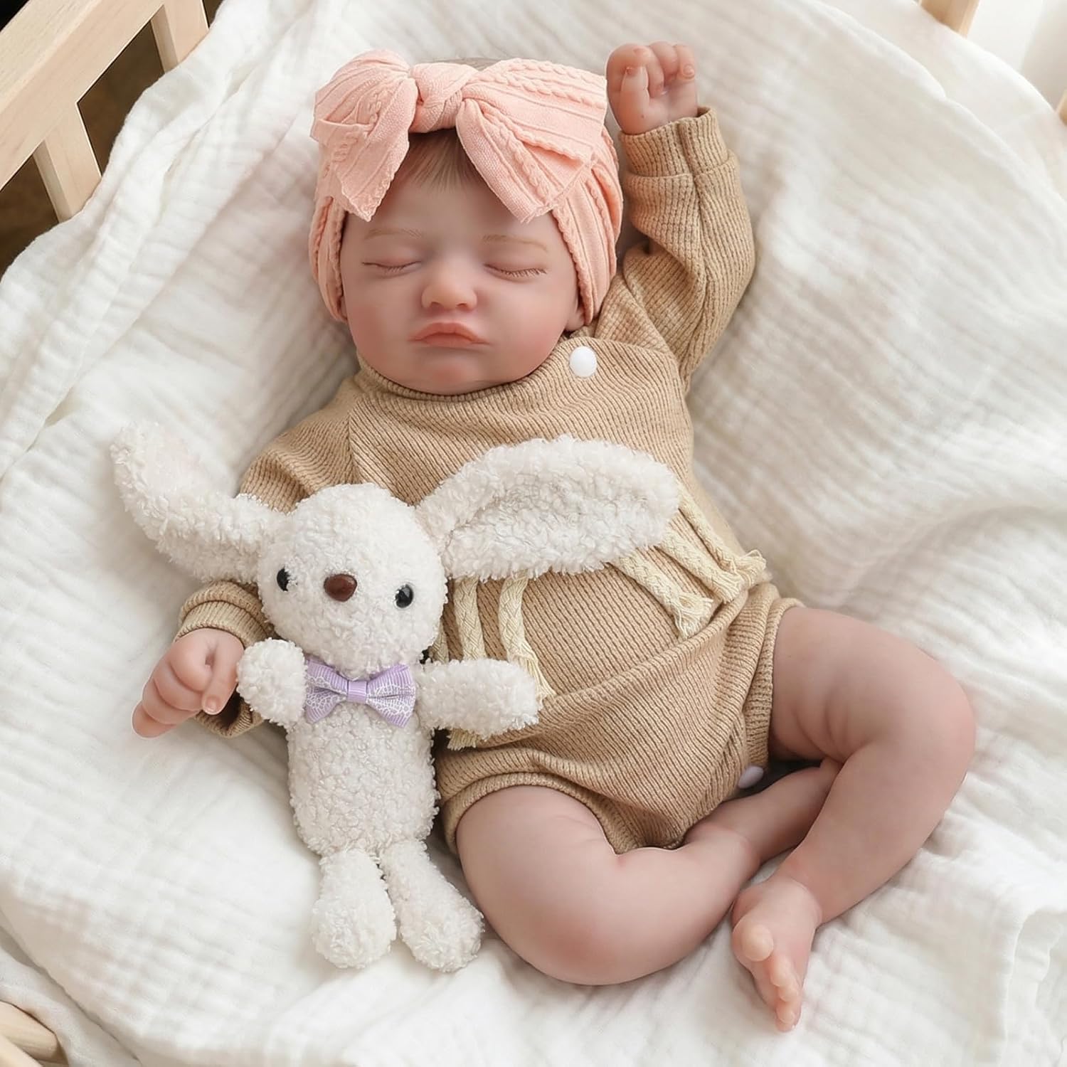 Thumbnail 1 de KSBD Lifelike Reborn Baby Doll 20-inch