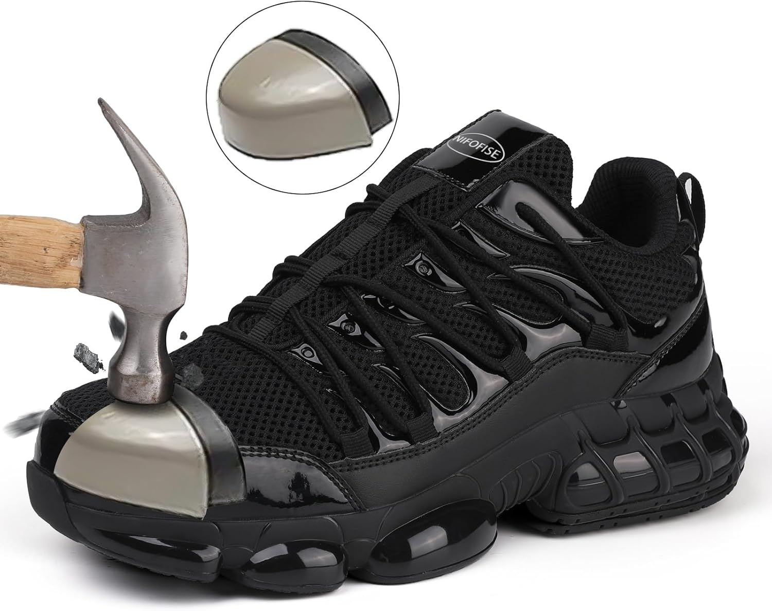 Thumbnail 1 de NIFOFISE Steel Toe Cap Trainers