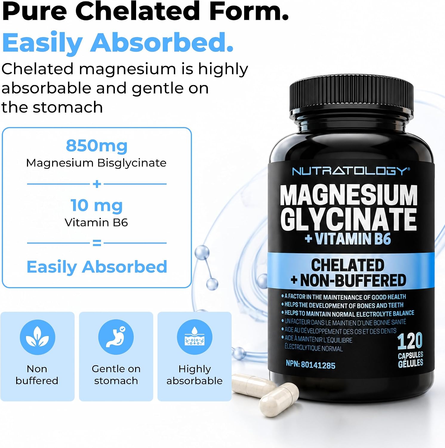 Thumbnail 4 de Nutratology Magnesium Glycinate Capsules, 120 count