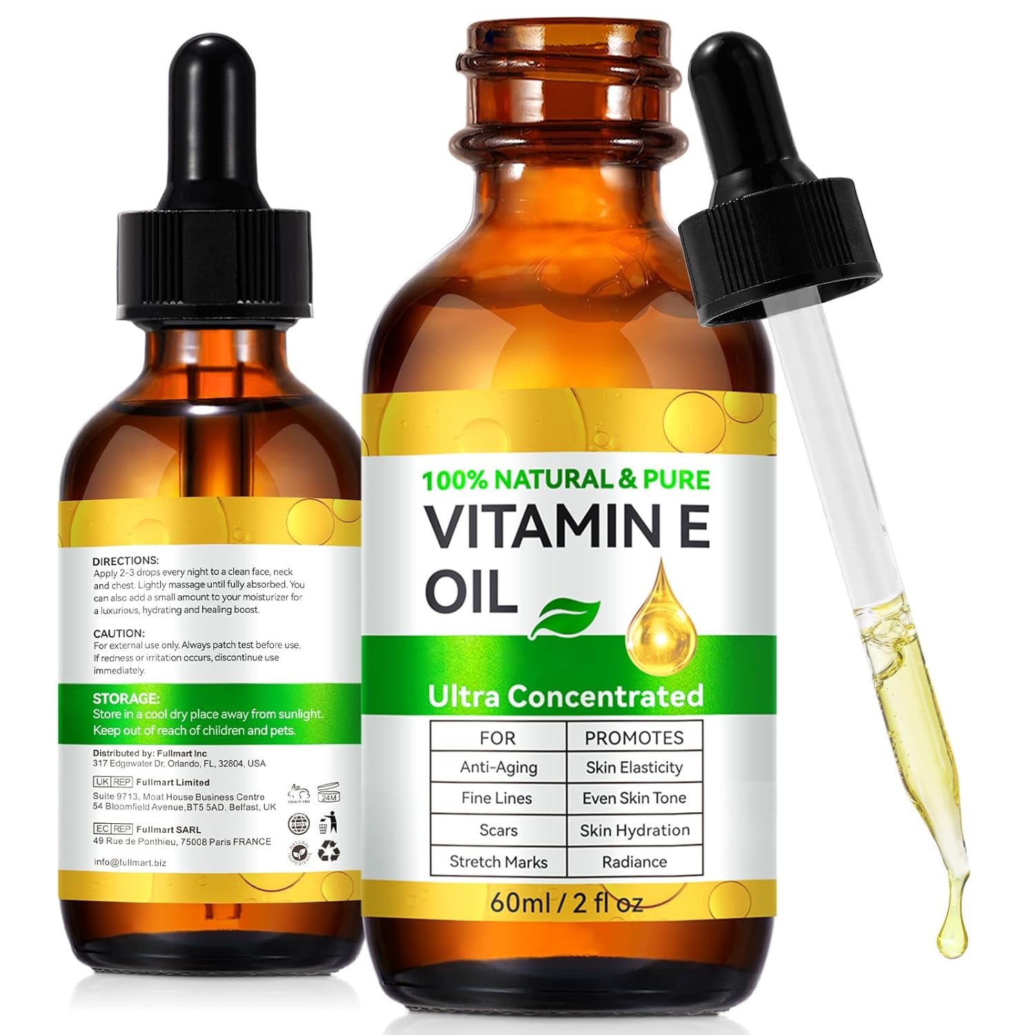 Detalle de flasture Vitamin E Oil 75,000 IU, 2 Fl Oz