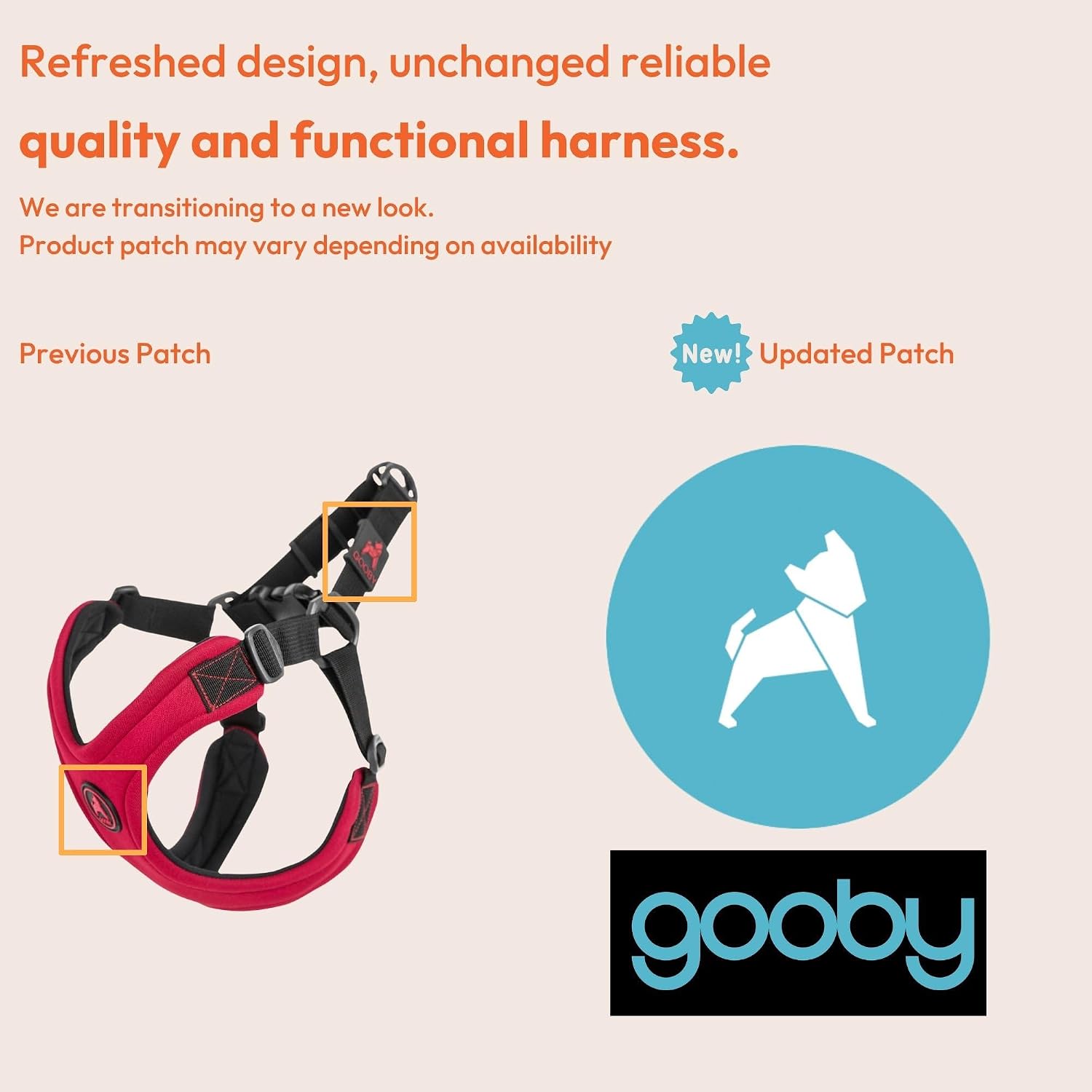 Detalle 2 de Gooby Escape Free — sportowe szelki dla psa, niebieskie, neoprenowe, z regulacją