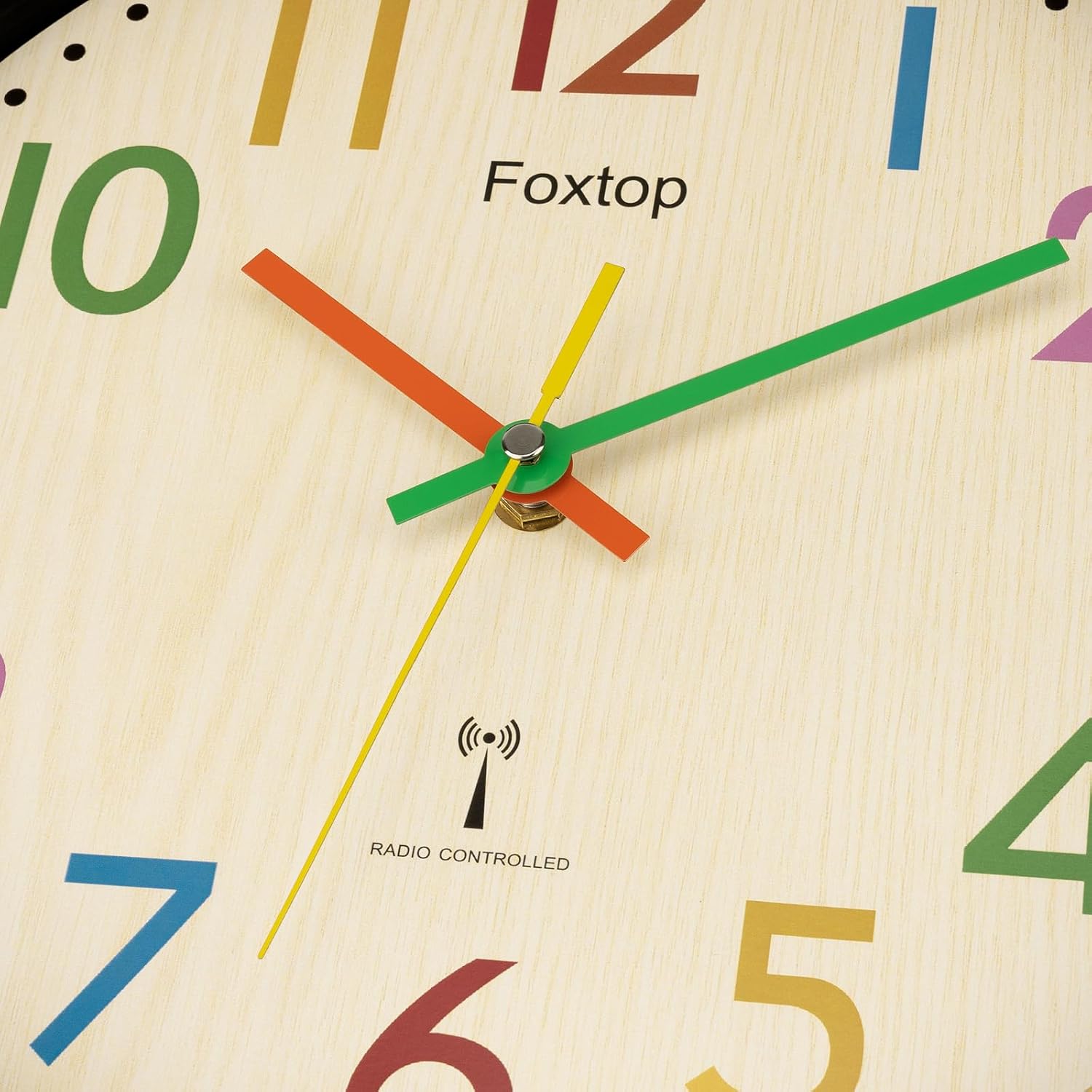 Thumbnail 4 de Foxtop horloge enfant apprentissage-3 kinderwandklok, stille DCF-klok van 30 cm