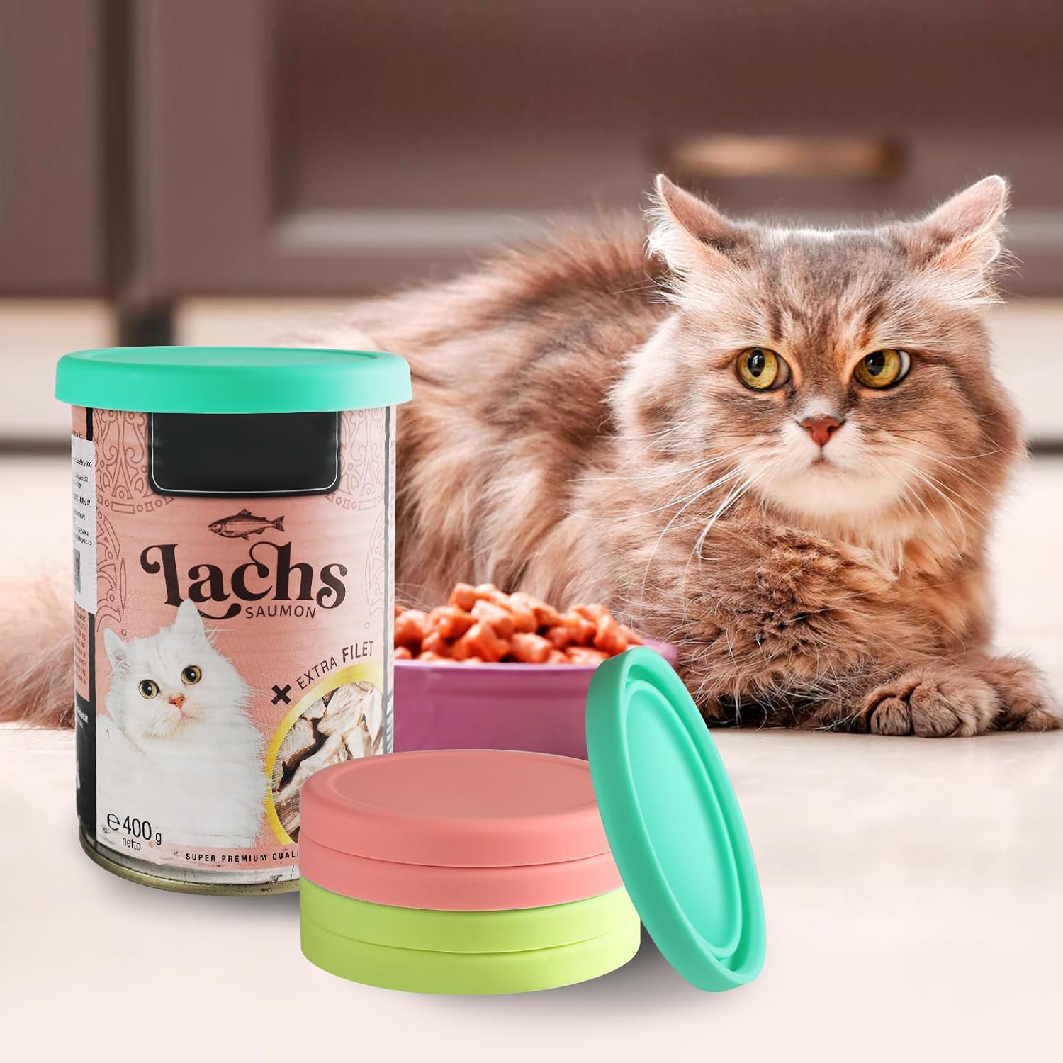 Detalle 2 de webake Can Lids for Tins 6pcs silicone covers