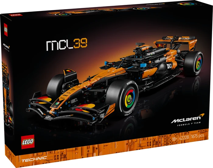 Thumbnail 4 de LEGO Technic McLaren MCL39 F1 Rennwagen 42228 – Ausstellungsmodell mit 1.675 Teilen