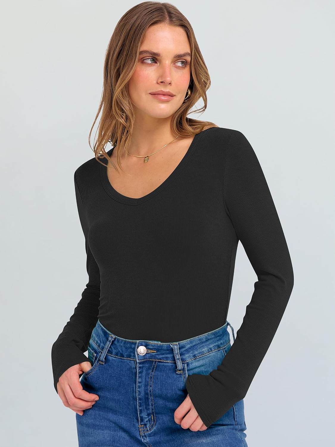 Thumbnail 3 de ANRABESS Long Sleeve Shirts 2026