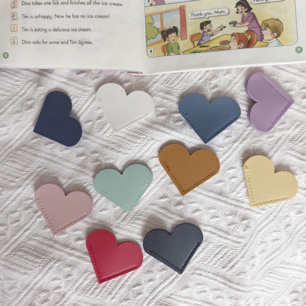 Detalle de Heart Bookmarks, 20-Pack